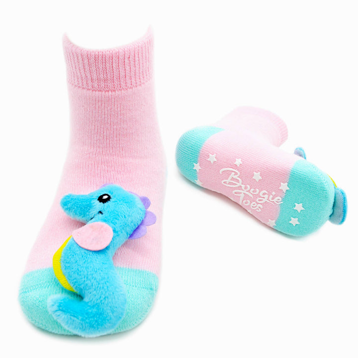 Seahorse Boogie Toes Rattle Socks: 0 - 1 Y
