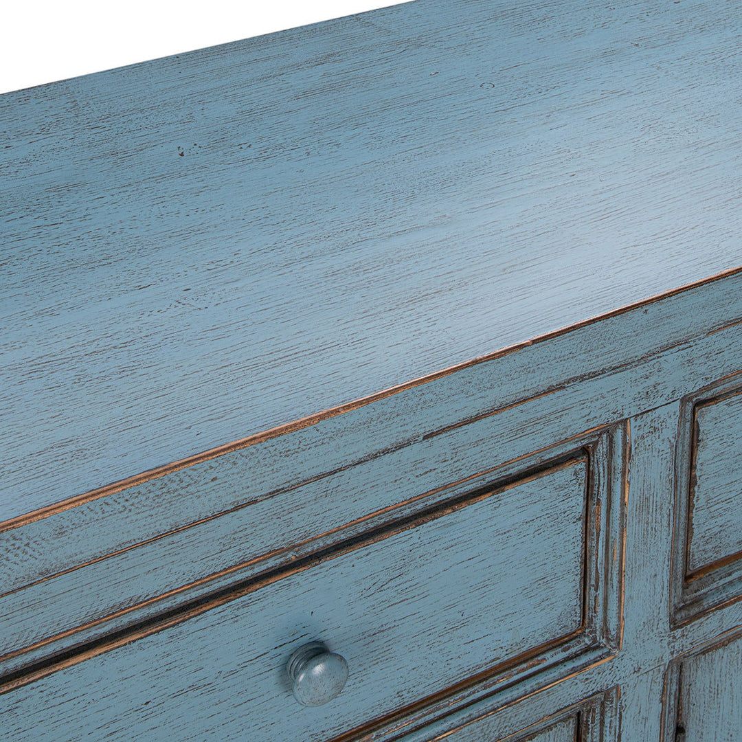 Montgomery - 3 Drawers 6 Door Cabinet - Sky Blue