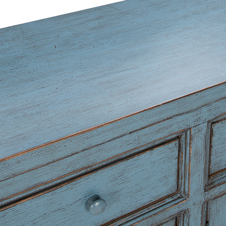 Montgomery - 3 Drawers 6 Door Cabinet - Sky Blue