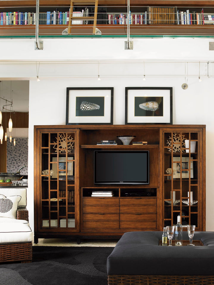 Ocean Club - Point Break Entertainment Chest - Dark Brown