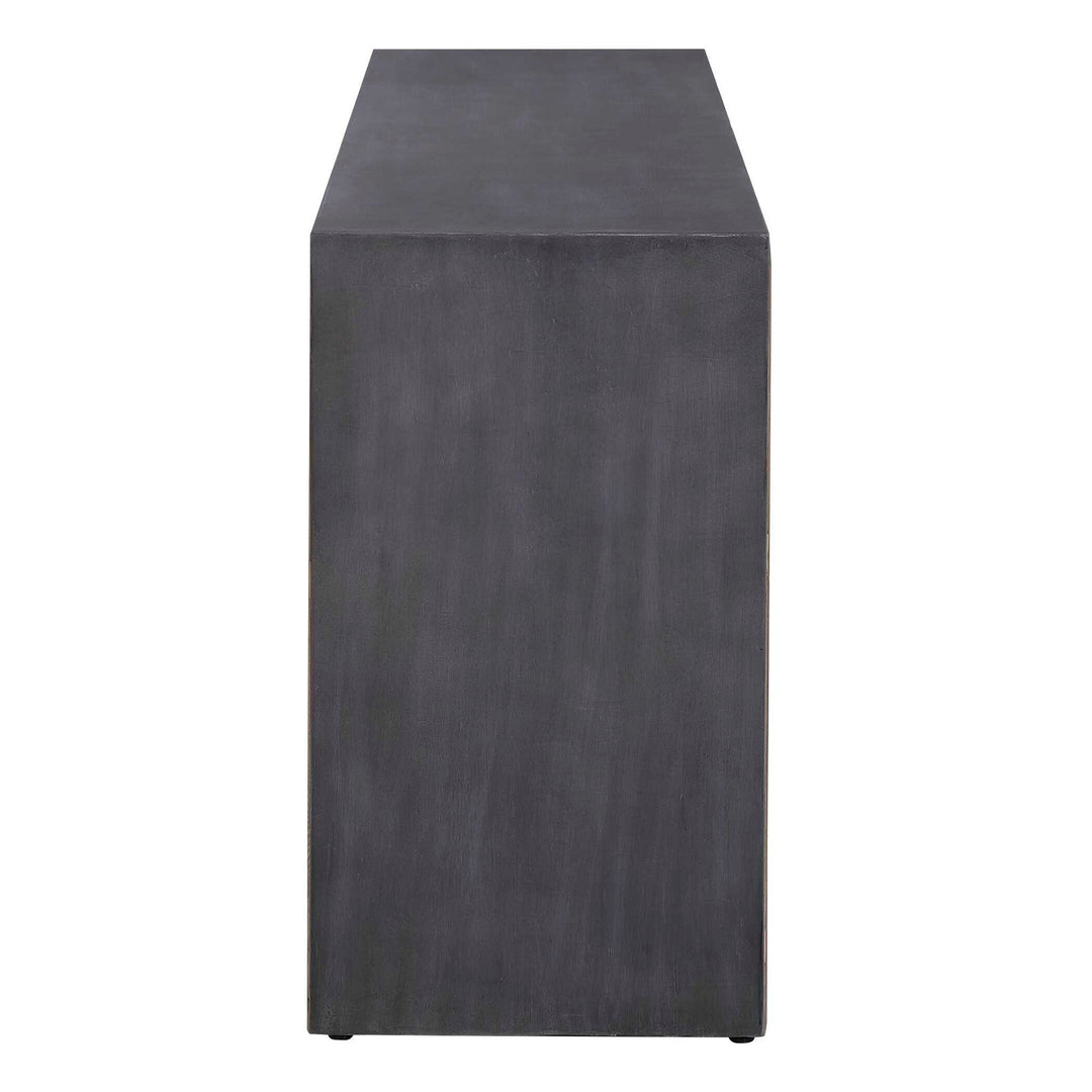 Vail - Reclaimed Wood Console Table - Dark Brown
