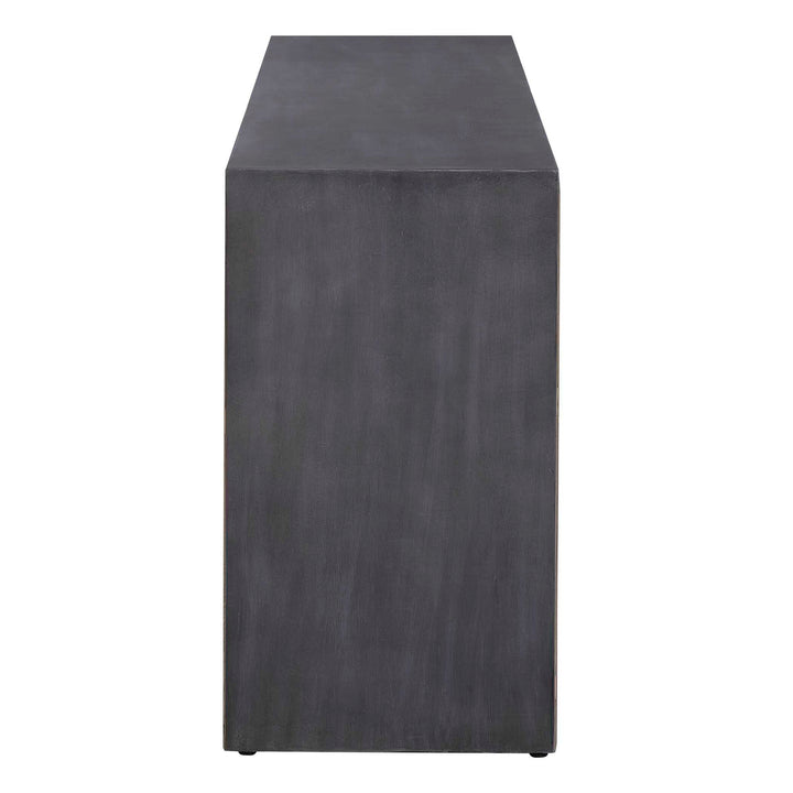 Vail - Reclaimed Wood Console Table - Dark Brown