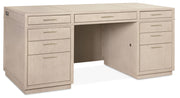 Marlowe - Executive Desk - Polished Limestone
