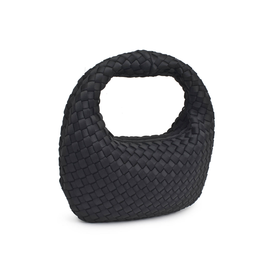 Dare to Dream - Small Woven Neoprene Clutch: Dark Denim