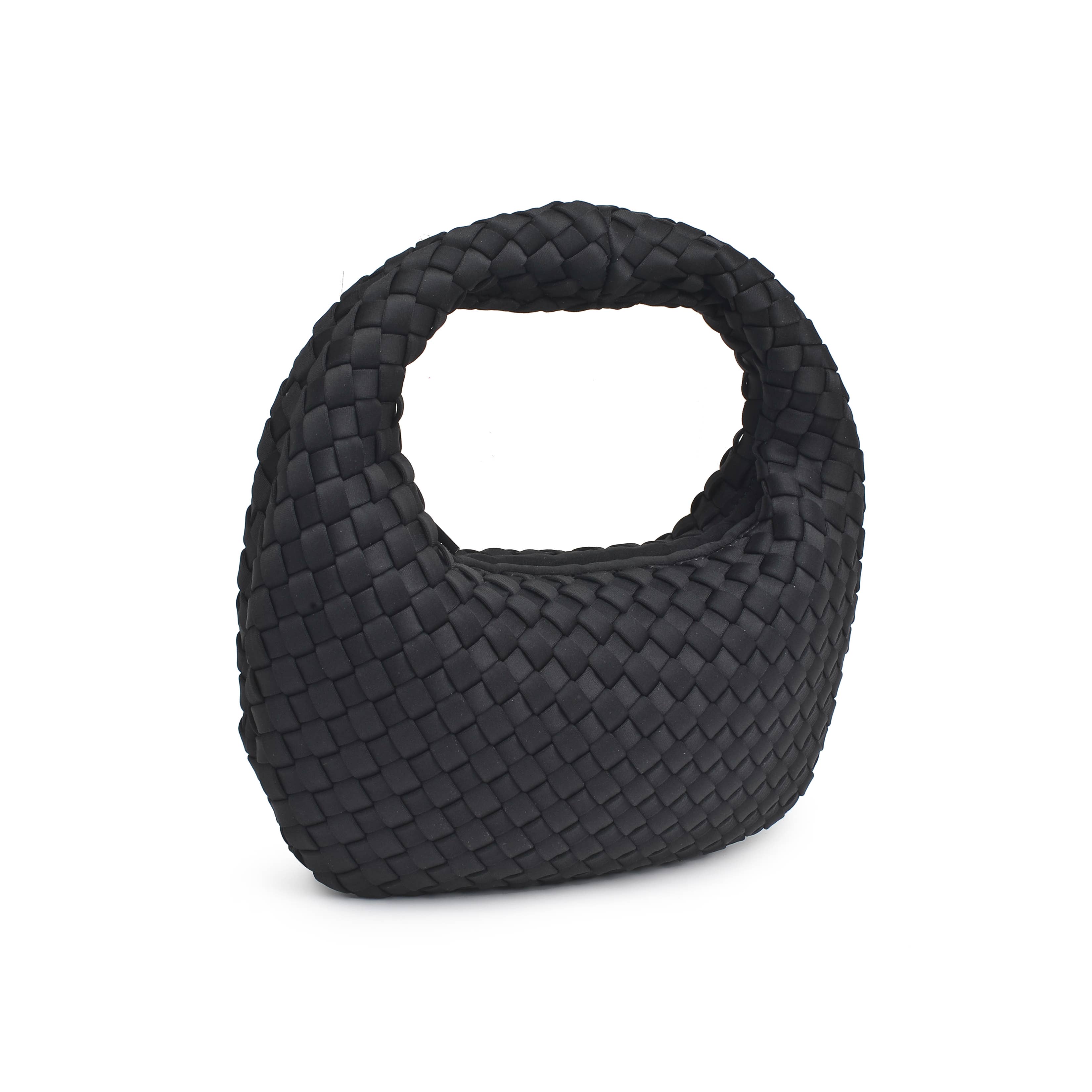 Dare to Dream - Small Woven Neoprene Clutch: Dark Denim