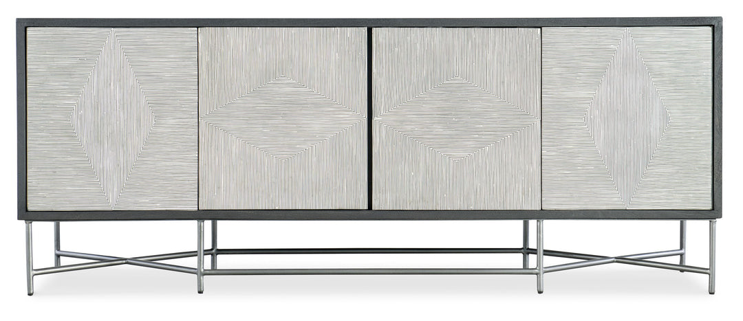 Commerce and Market - Fine Lines Credenza - Dark Gray