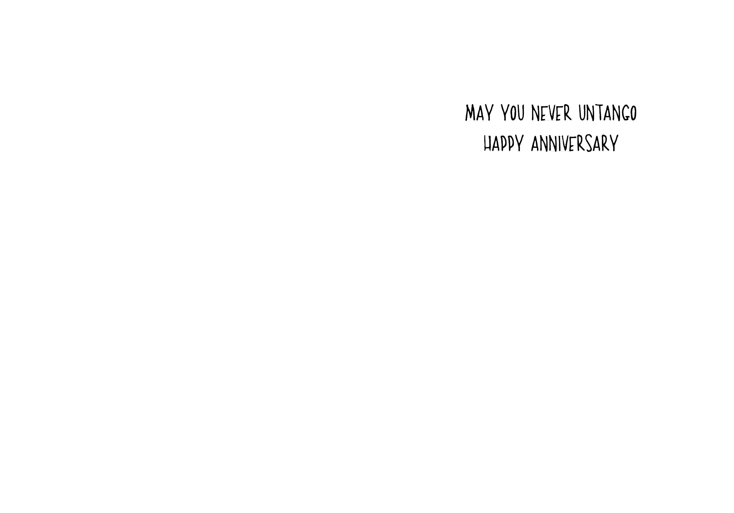 Tango | Cute Anniversary Card