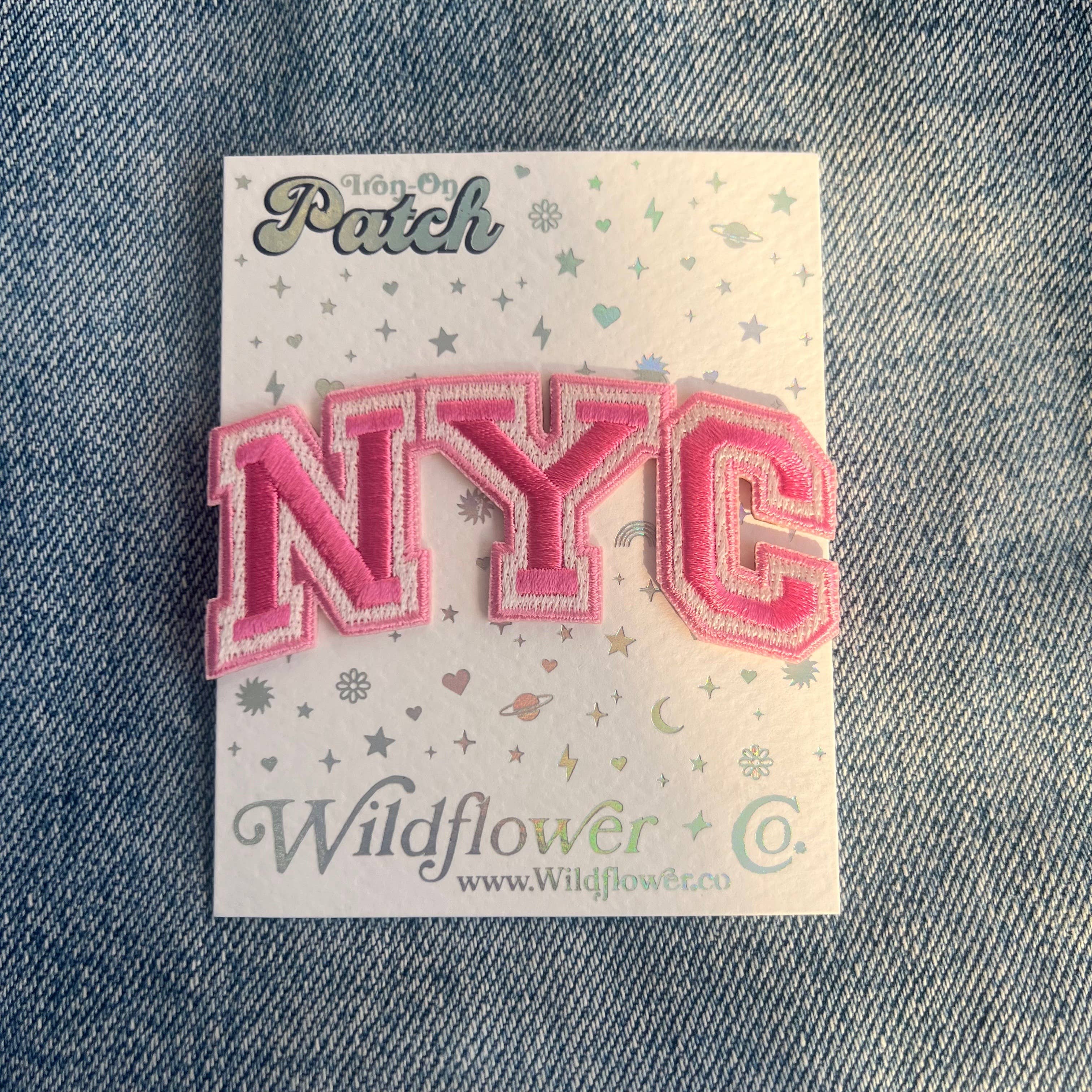 NYC Patch - Pink / Blue