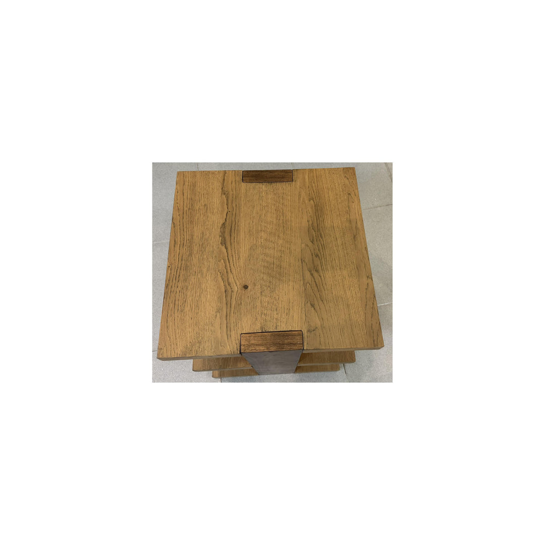 Truett - Chairside Table - Light Brown