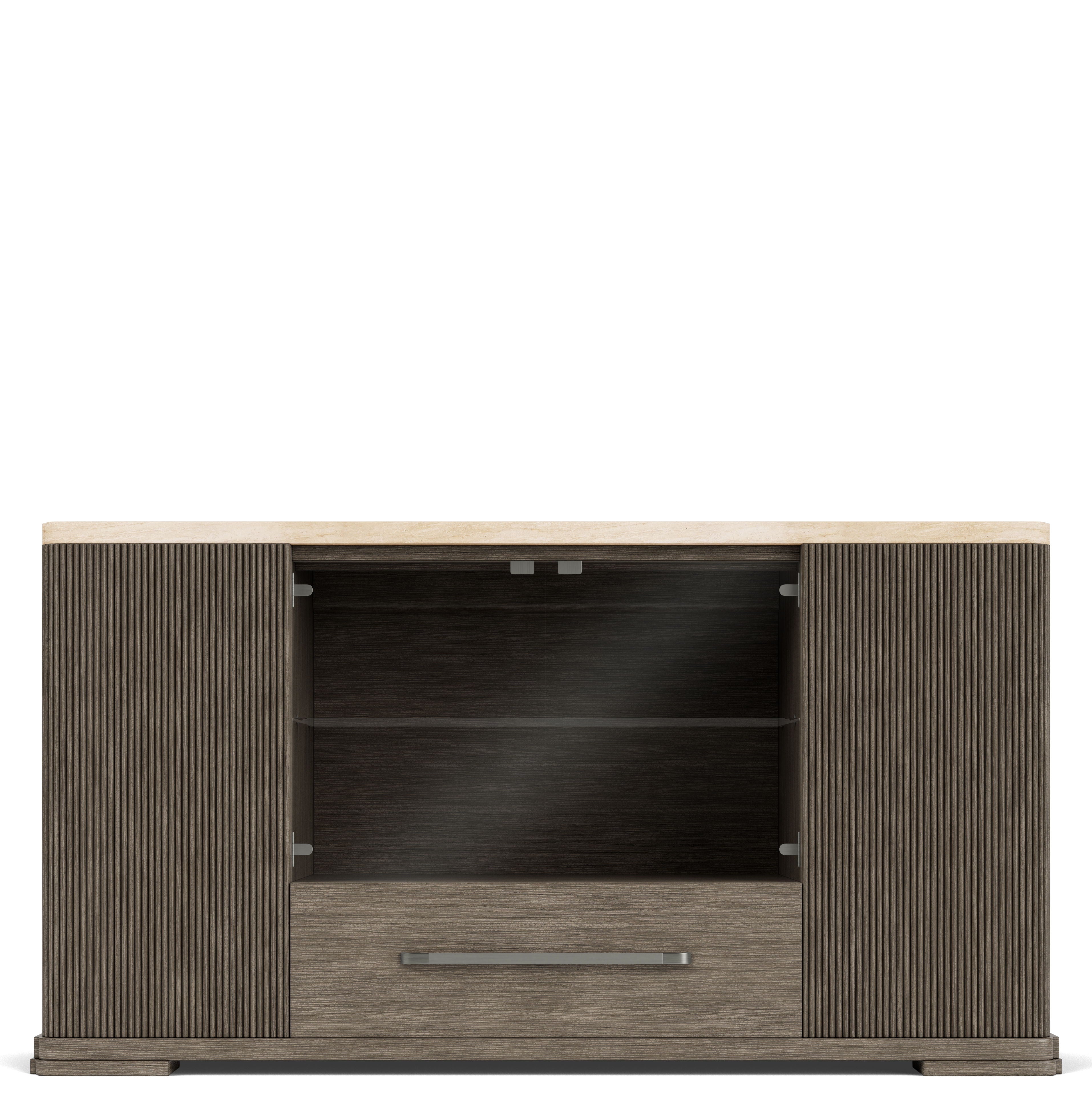 Sariel - Stone Top Server - Dark Brown