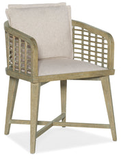 Surfrider - Barrel Back Chair - Beige / Light Brown