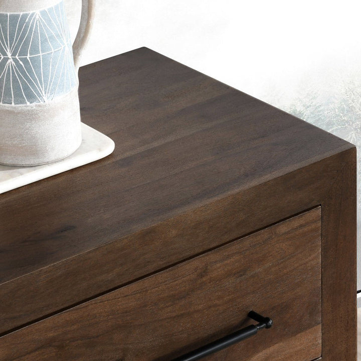 Jaxon - 2 Drawer Nightstand - Cocoa Brown