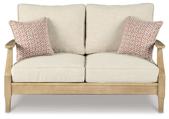 Clare View - Beige - Loveseat w/Cushion