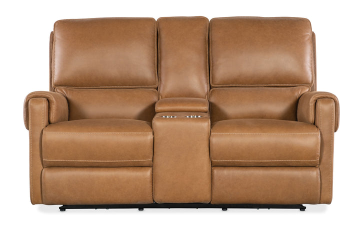 Somers - Power Console Loveseat With Power Headrest