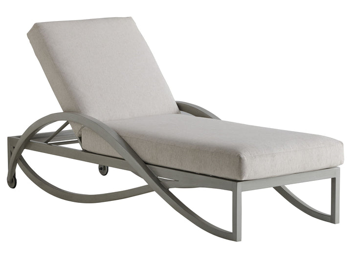 Silver Sands - Chaise Lounge - Pearl Silver