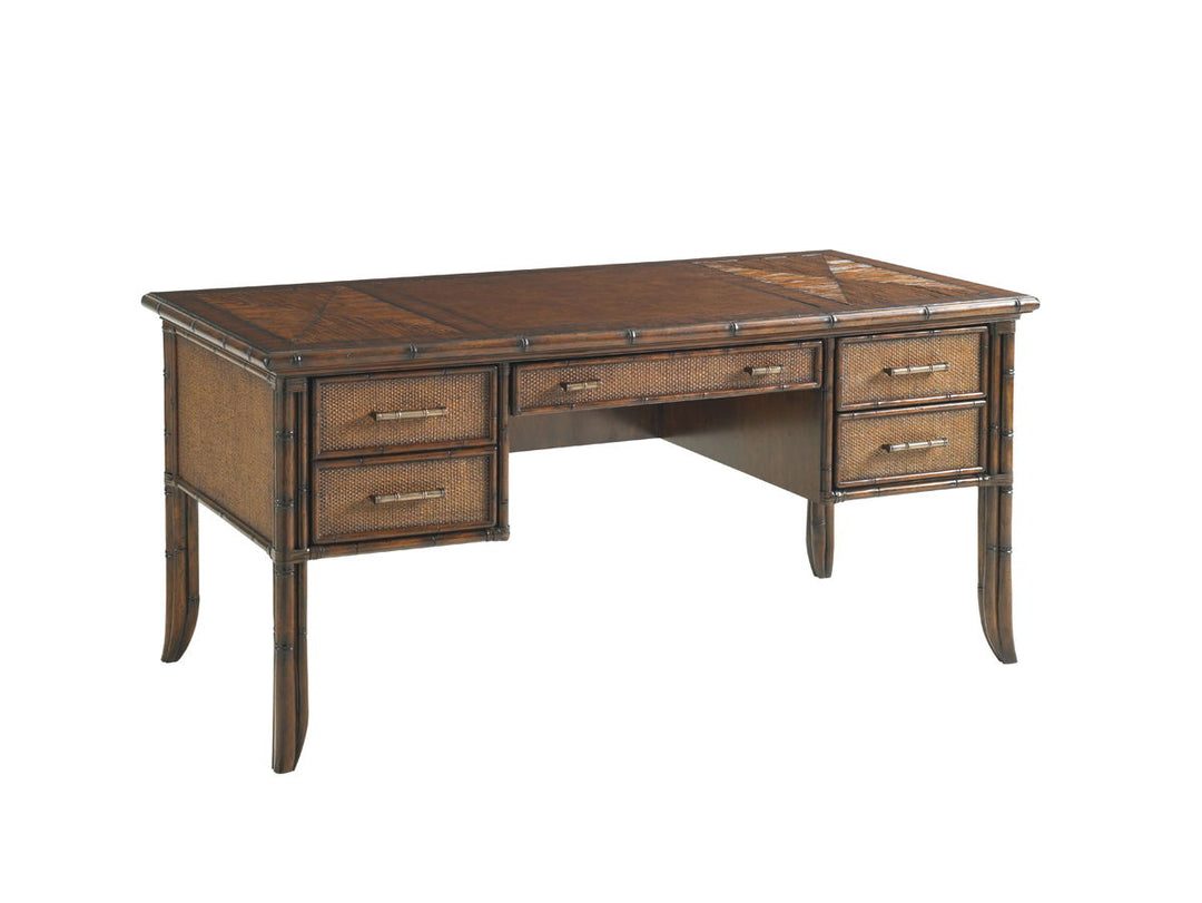 Bal Harbour - Paradise Isle Writing Desk - Dark Brown