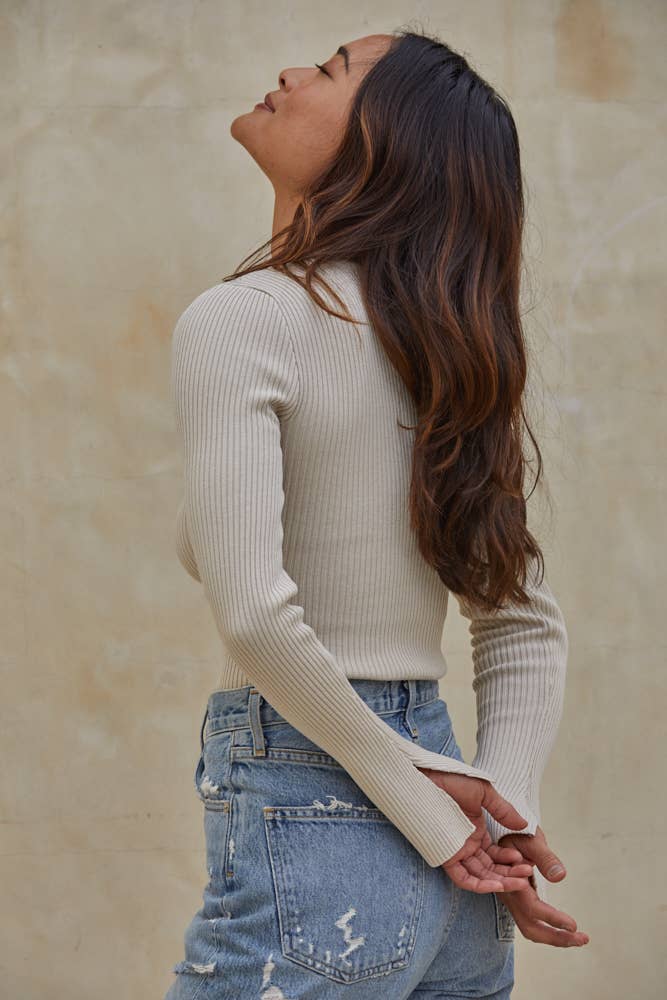 W1252 | THE DAPHNE TOP: Black / S