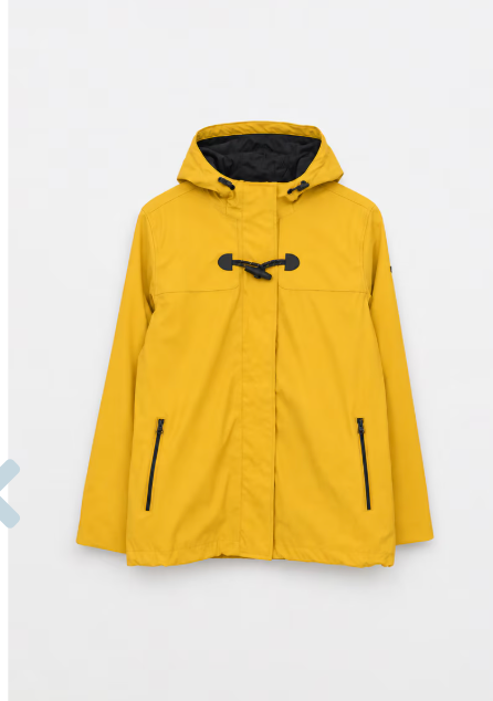NAUTICAL RAINCOAT W/ TOGGLE & LINING