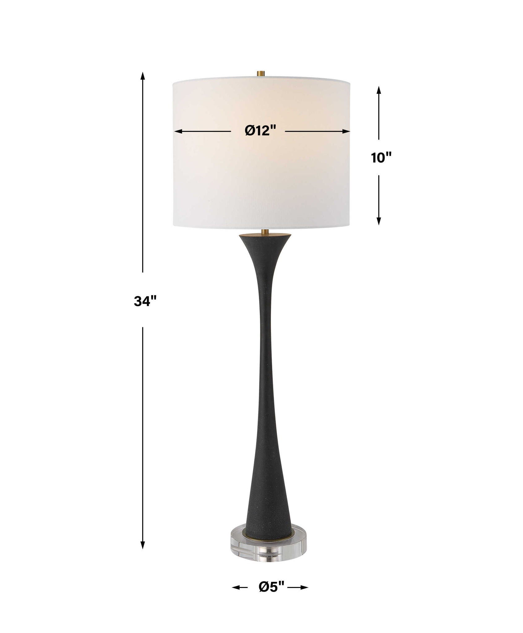 Fountain - Stone Buffet Lamp