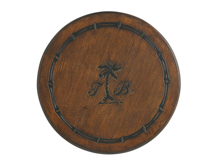 Alfresco Living - 22" Pineapple Table - Dark Brown