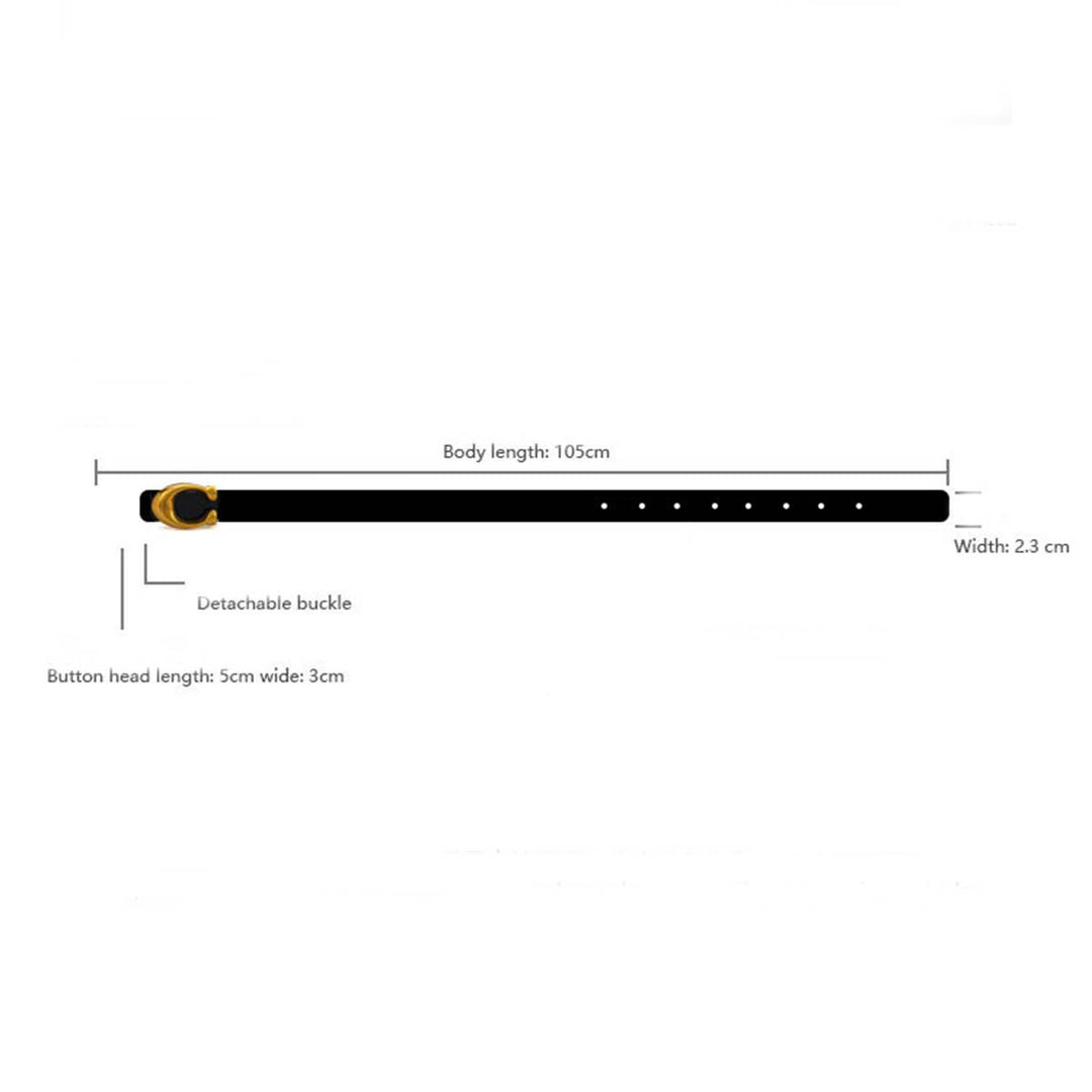 WOMEN FASHION RETRO U-BUCKLE BELT_CWABE0136: Brown / (OS) 1