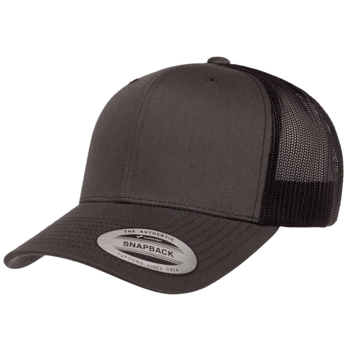Certified Bullshitter | Leather Patch Hat: Heather Gray / Black