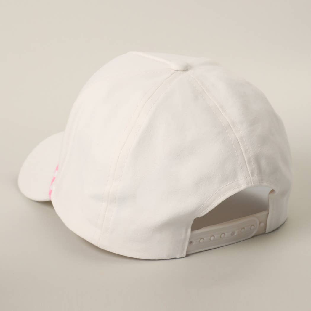 SALTY Embroidered Patch Rope Trucker Hat
