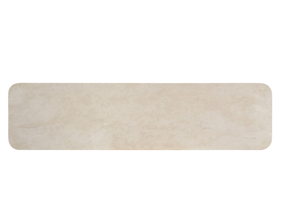 La Costa - Seabourne Console Table - Beige / Dark Brown