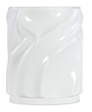 Melange - Alabaster End Table - White