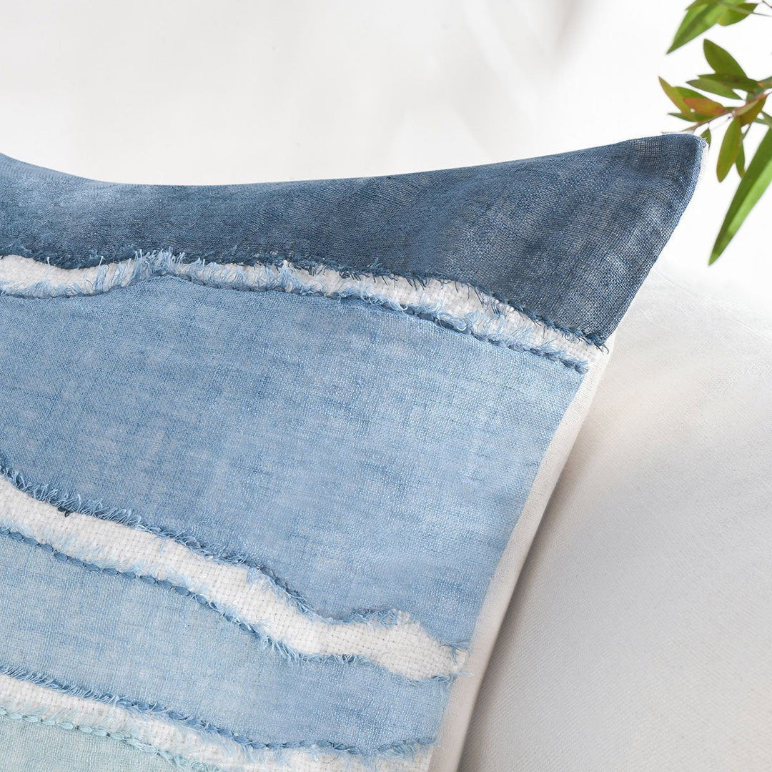 Stillness - ST Bikram Pillow - Capri Blue Multi