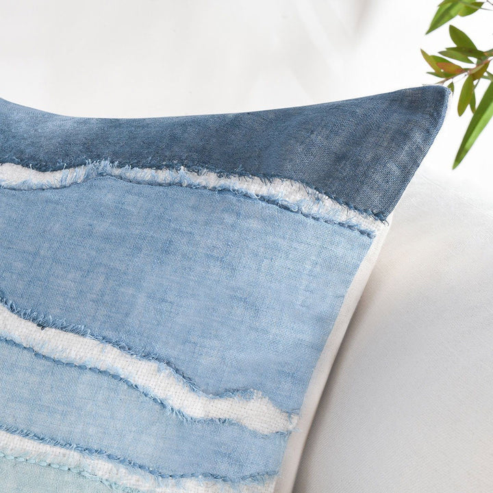 Stillness - ST Bikram Pillow - Capri Blue Multi