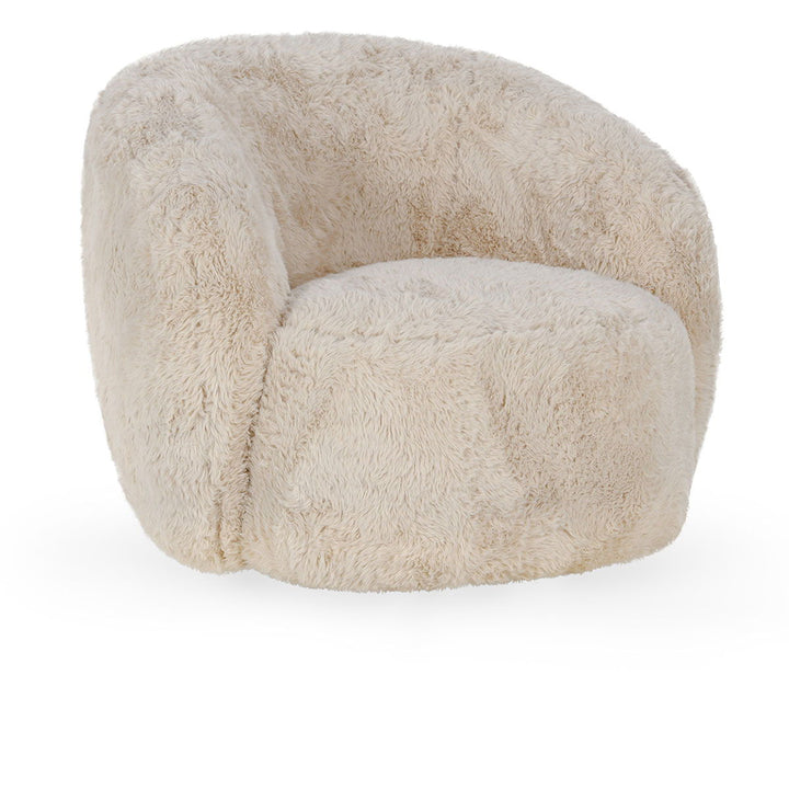Adley - Plush Swivel Accent Chair