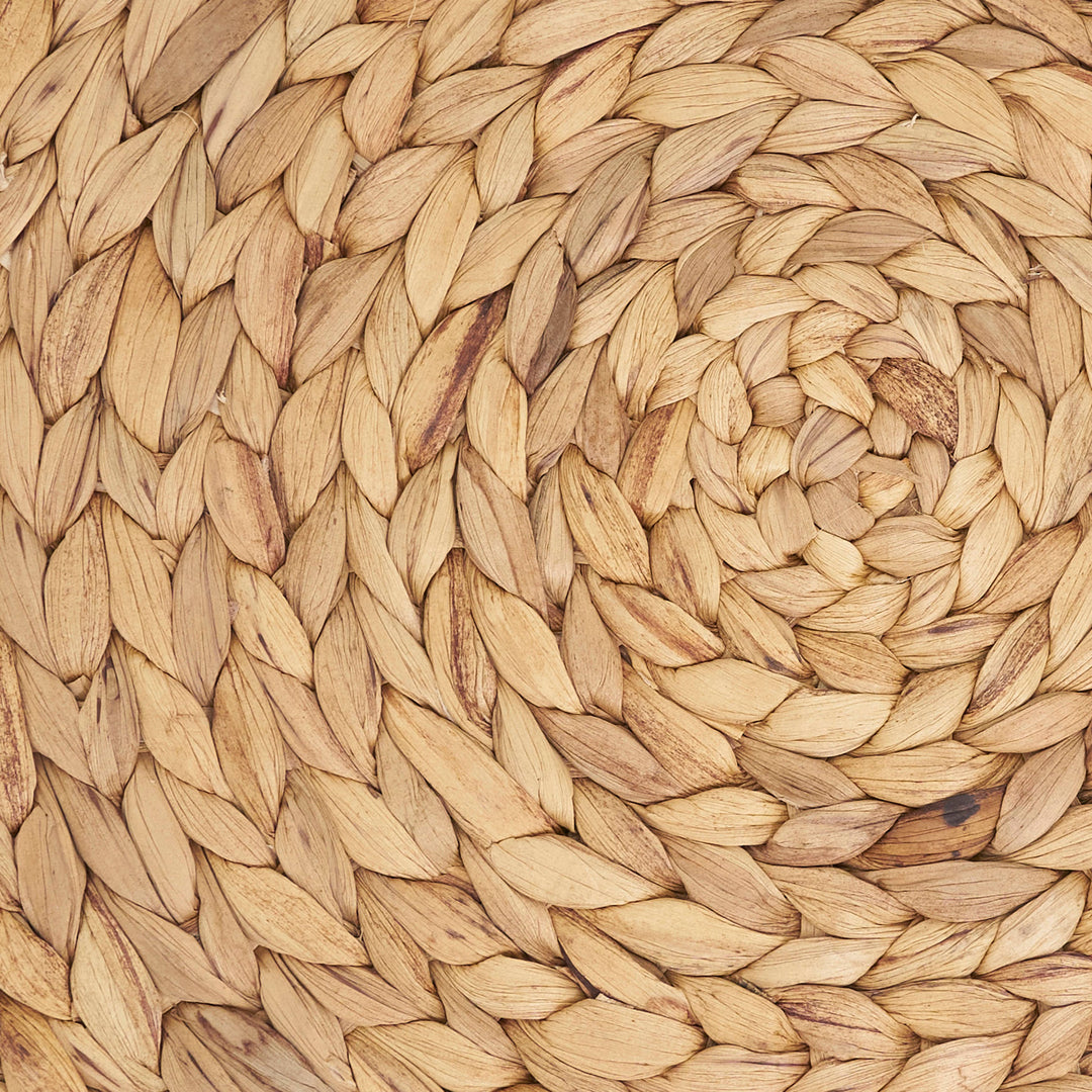 Handwoven Water Hyacinth Placemat: Natural / 15"