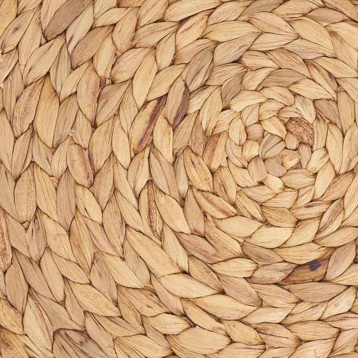 Handwoven Water Hyacinth Placemat: Natural / 15"