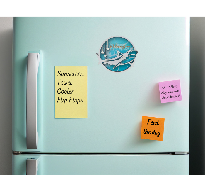 Customizable Shark Ocean Magnet | Tourist Souvenir