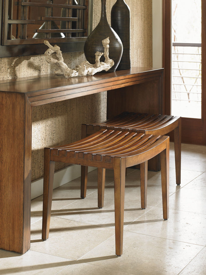 Island Fusion - Turtle Island Console - Dark Brown