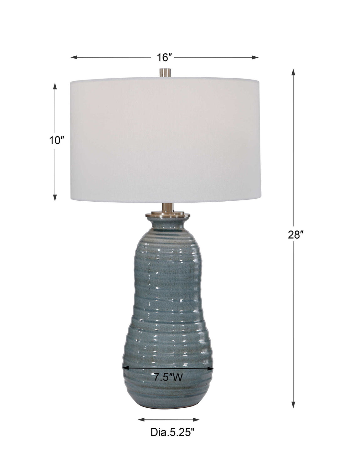 Zaila - Table Lamp - Light Blue