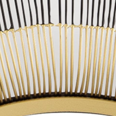 Dallmen - Black / Gold Finish - Accent Mirror