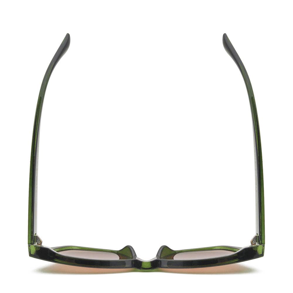 CLOVER | Transparent Green | Sun Readers: 2.50