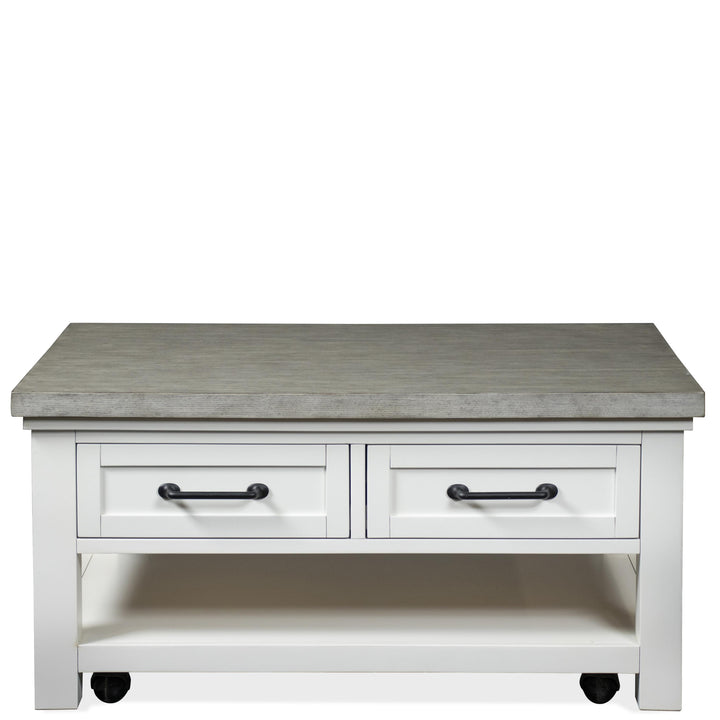 Cora - Small Coffee Table - Cloud / Fog