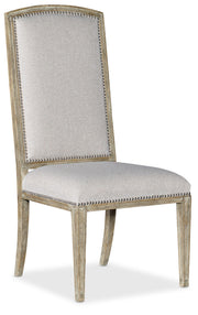 Castella - Upholstered Side Chair - Beige / Light Brown