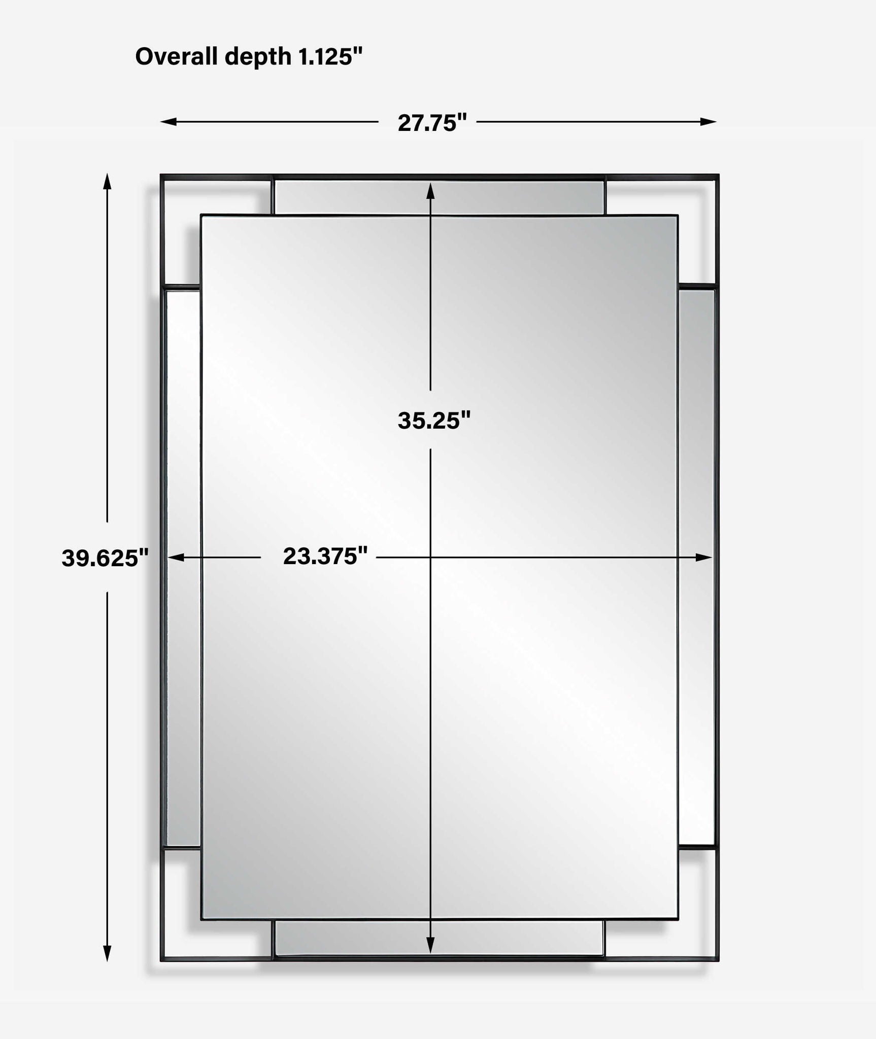 Stellan - Mirror - Black