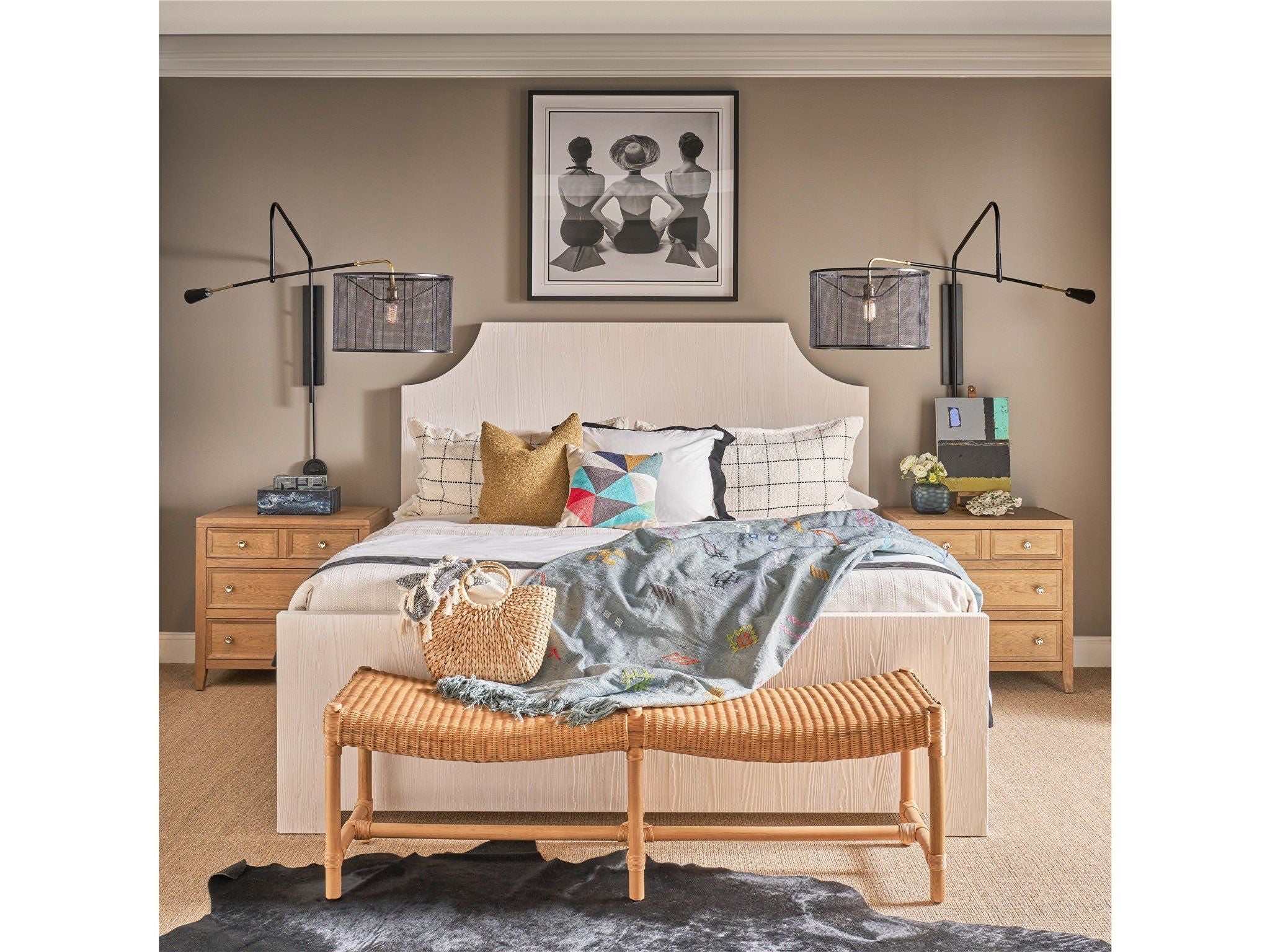 Weekender Coastal Living Home / Murro Bay - Bench - Light Brown