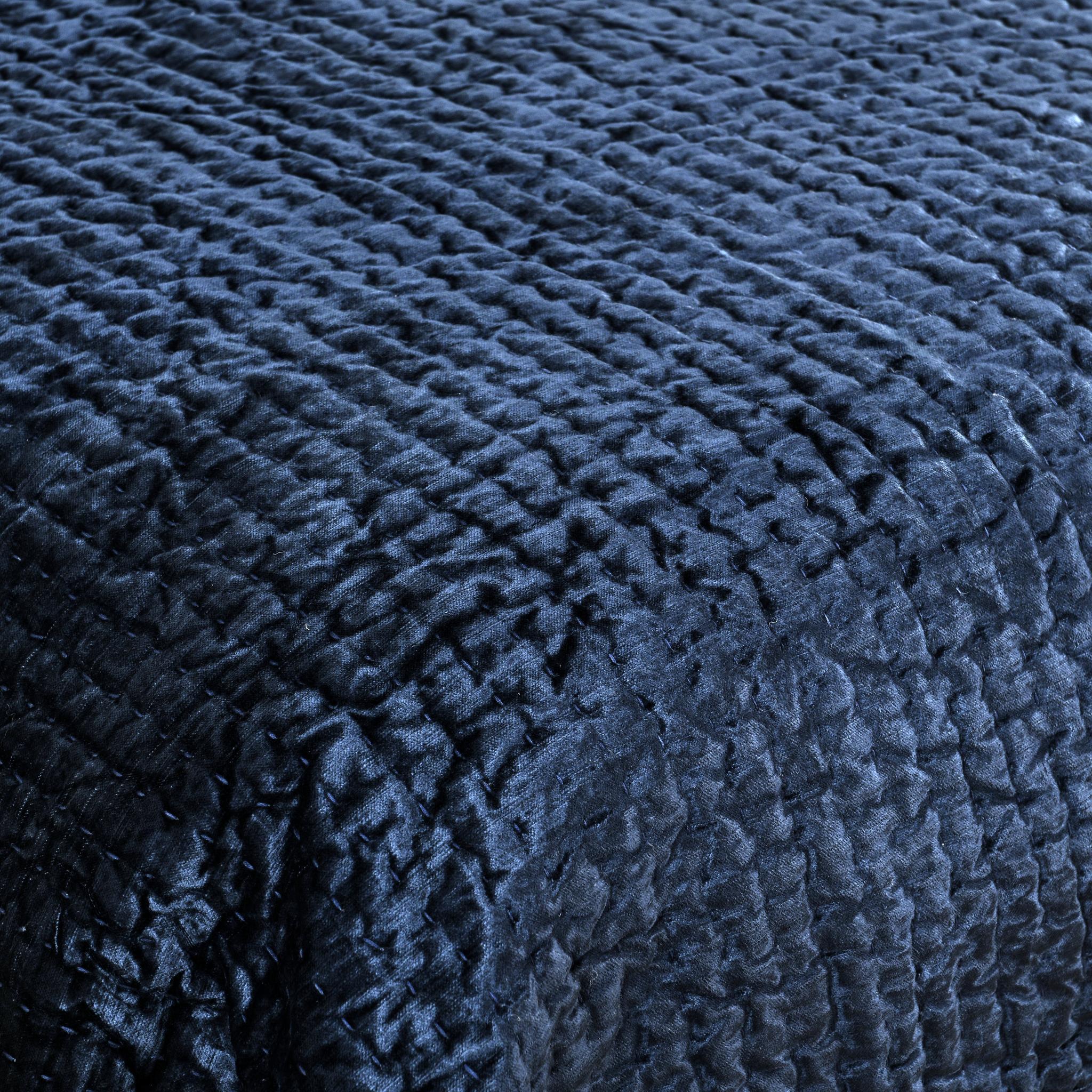 Bari - Velvet Sham - Ocean Blue