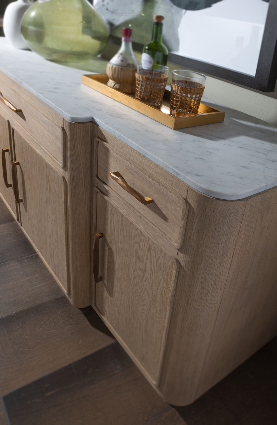 Simpatico - Simpatico Buffet With Marble Top - Light Brown