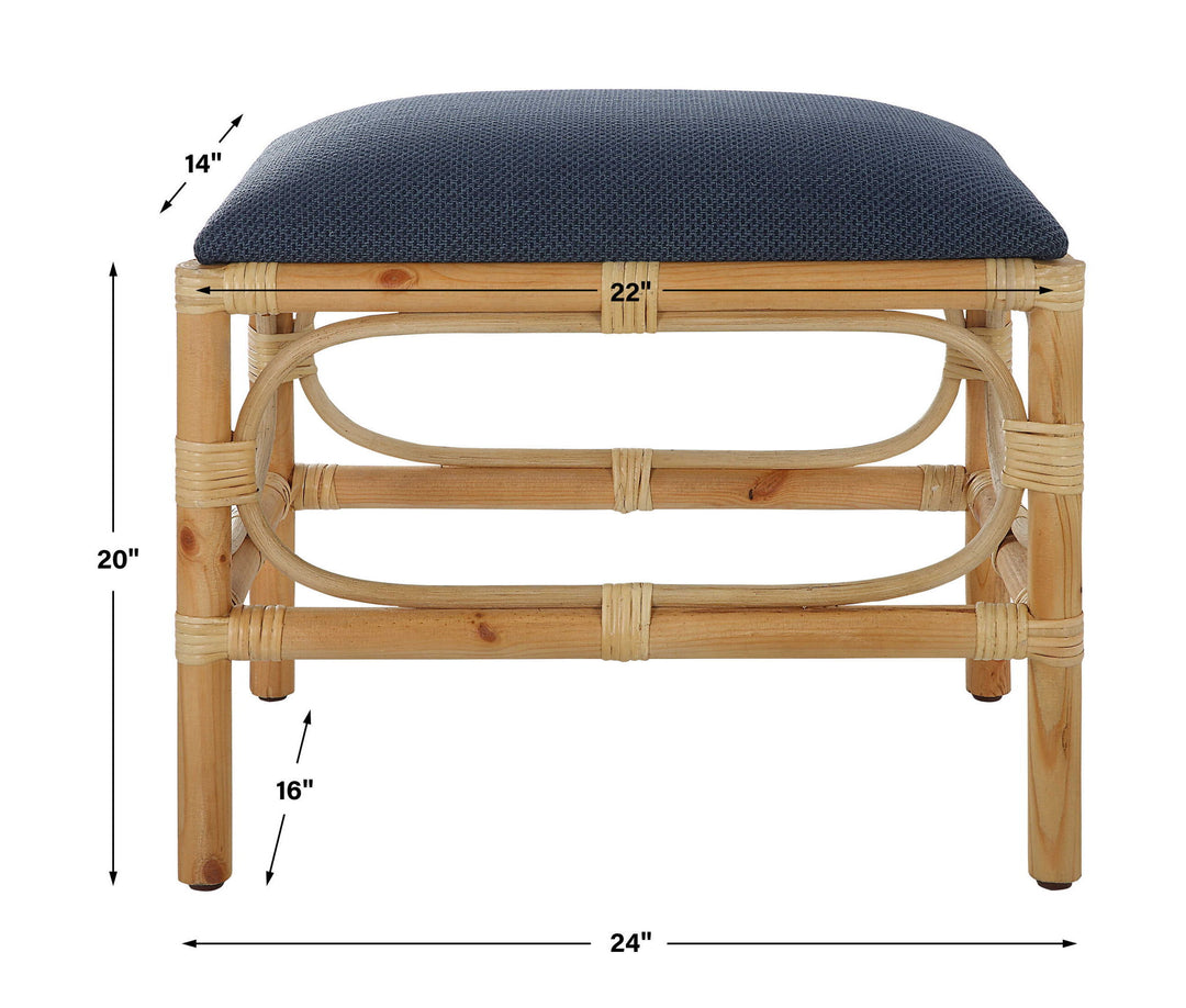 Laguna - Small Bench - Navy
