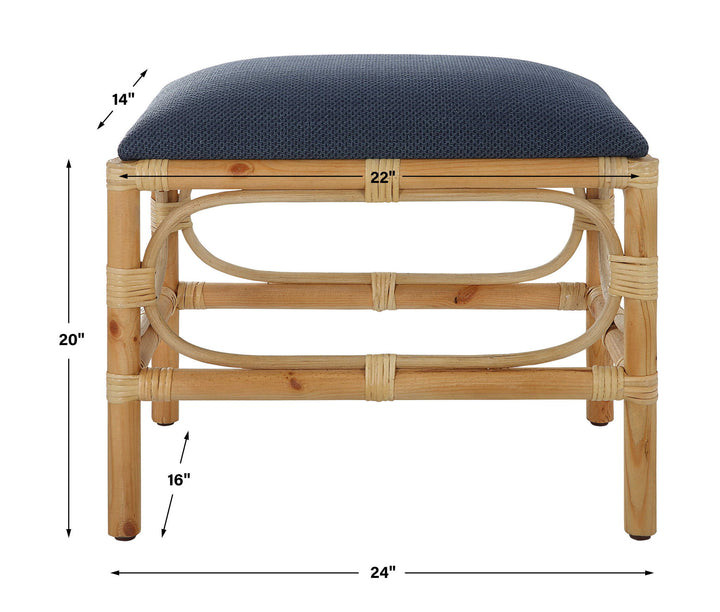 Laguna - Small Bench - Navy