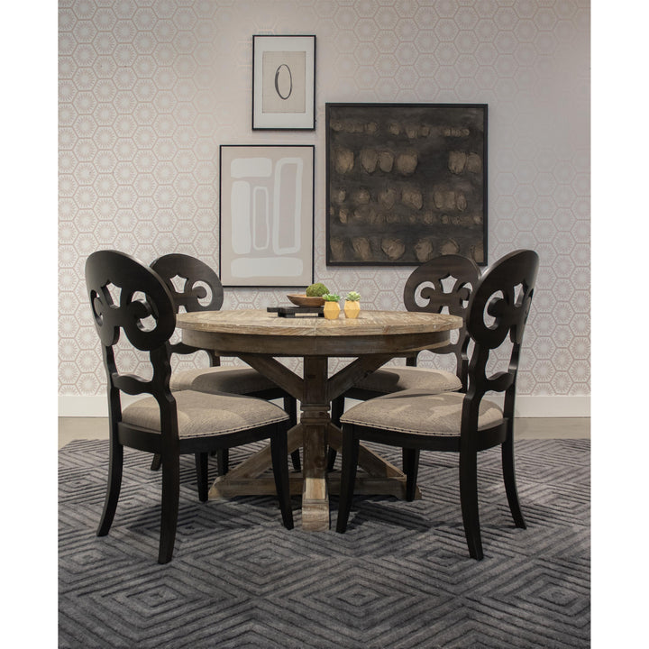 Mix-N-Match Chairs - Scroll Upholstered Side Chair (Set of 2)