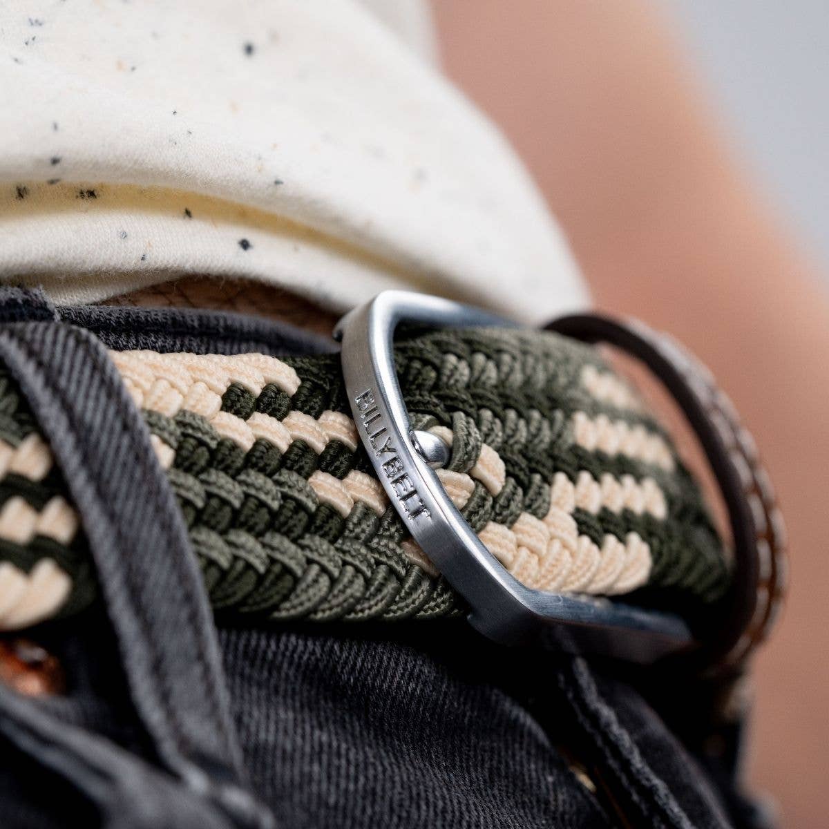 Amazonia elastic braided belt: Size 2