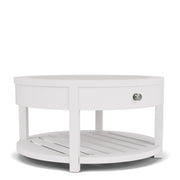 Rosalie - Round Cocktail Table - White